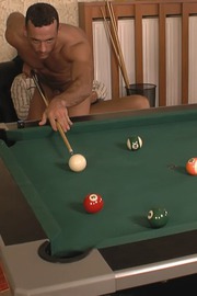 Playing Pool With Her Holes-04