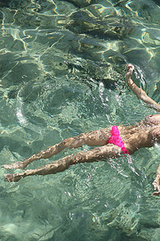 Julie Crown In Hot Pink Bikini-09