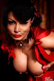 Aria Giovanni Goes Retro In Stunning Sexy Red Dress-09