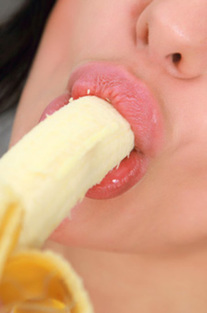 Hot Banana Eating Girl
