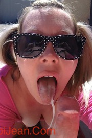 Outdoor Pigtail Blowjob-12