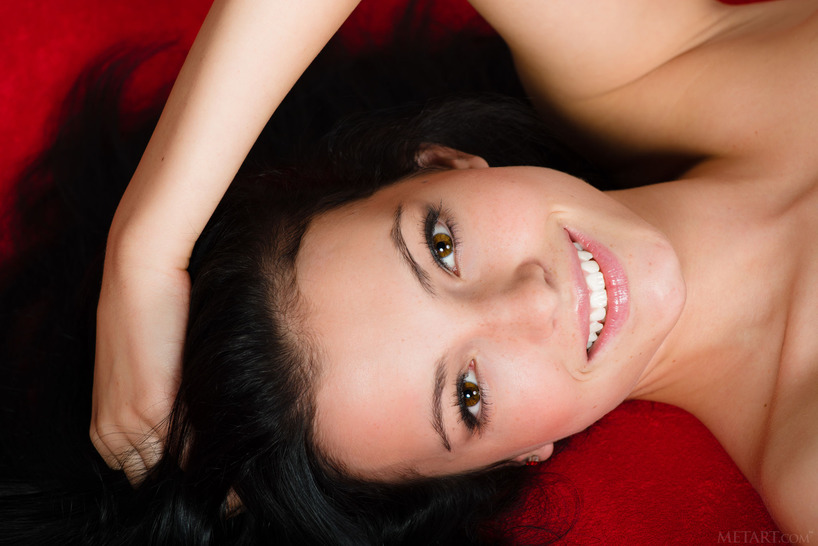 Raven-haired beauty Sapphira A looks stunning 12
