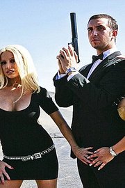 Busty Blonde Sluts Fucking With James Bond-04